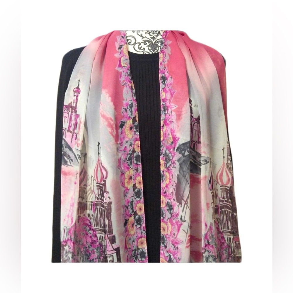 LAURA PINK SCARF